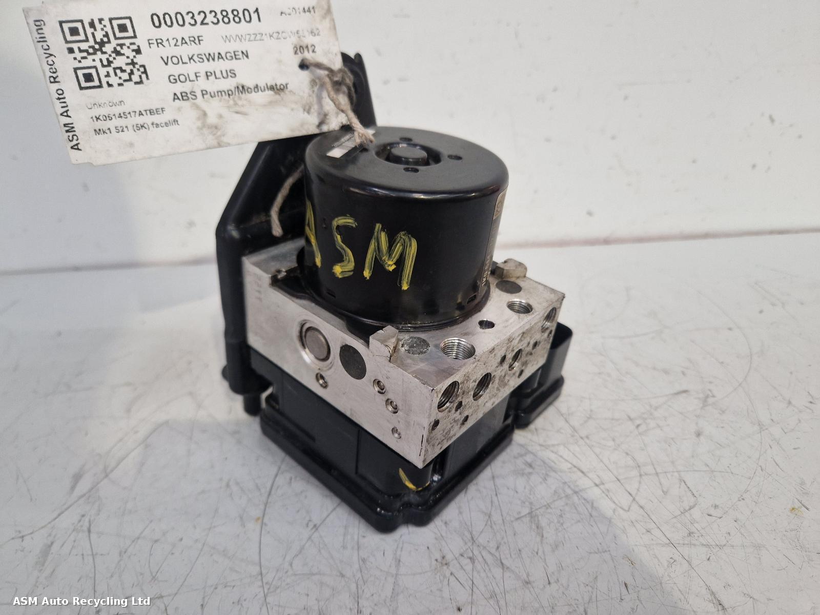 View Auto part ABS Pump/Modulator Volkswagen Golf Plus 2012