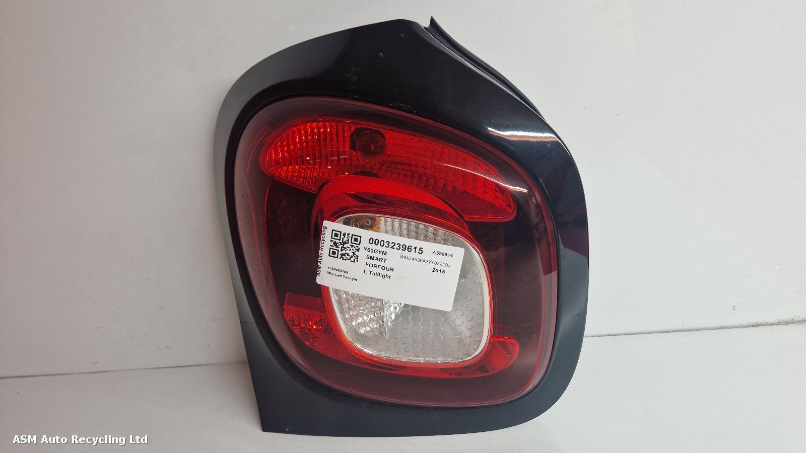 View Auto part L Taillight Smart Forfour 2015