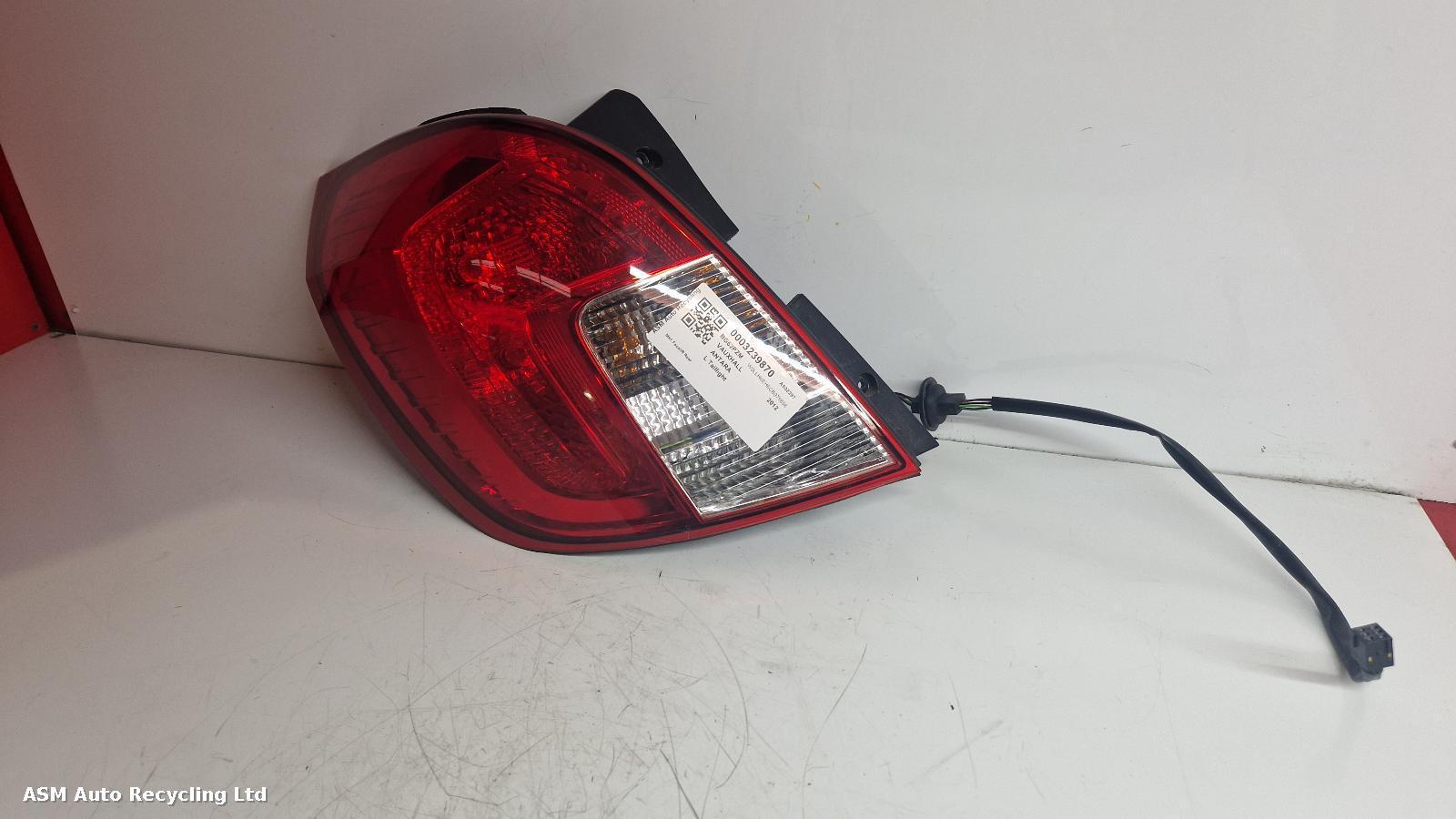 View Auto part L Taillight Vauxhall Antara 2012