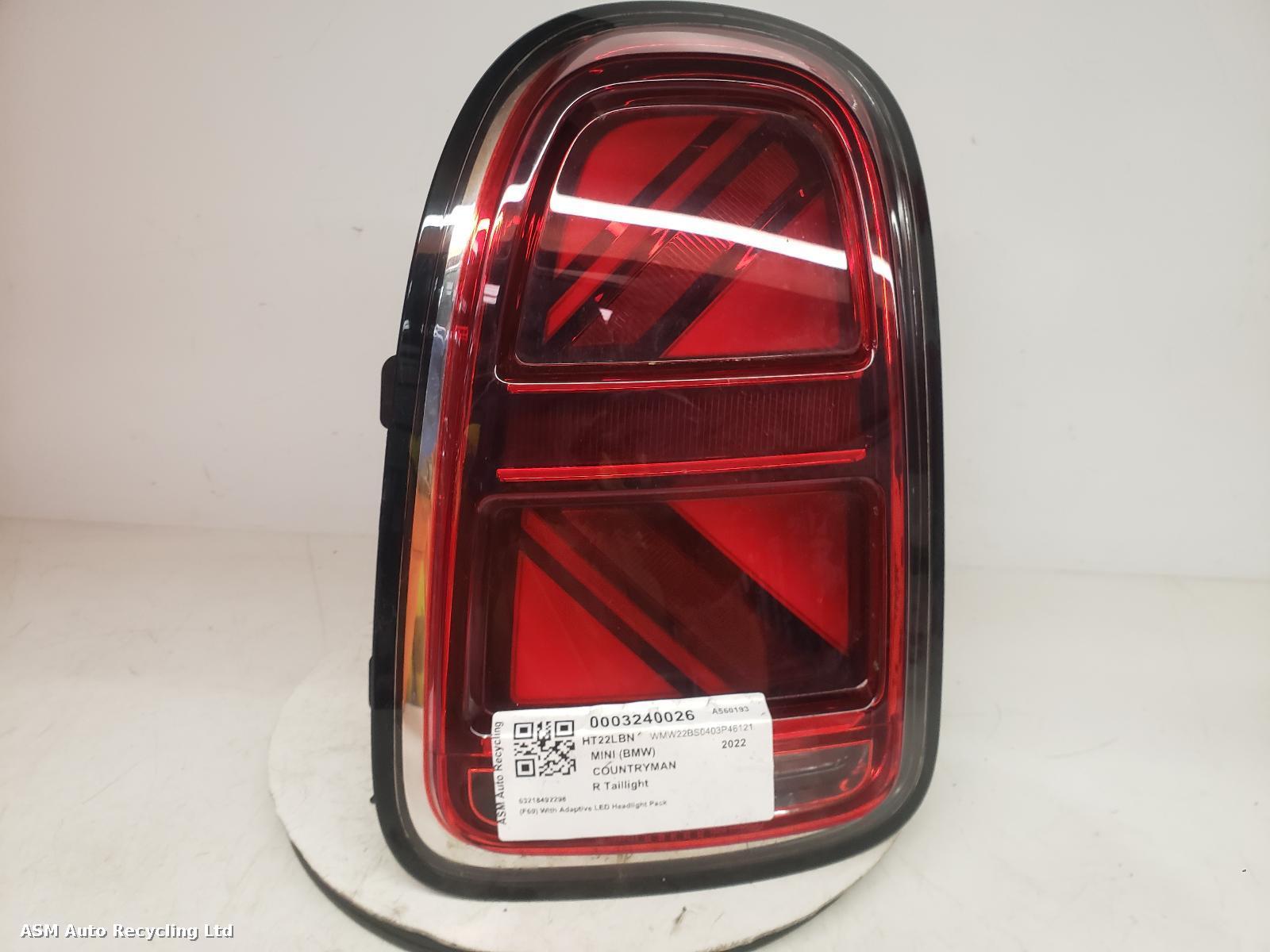 View Auto part R Taillight Mini (bmw) Countryman 2022