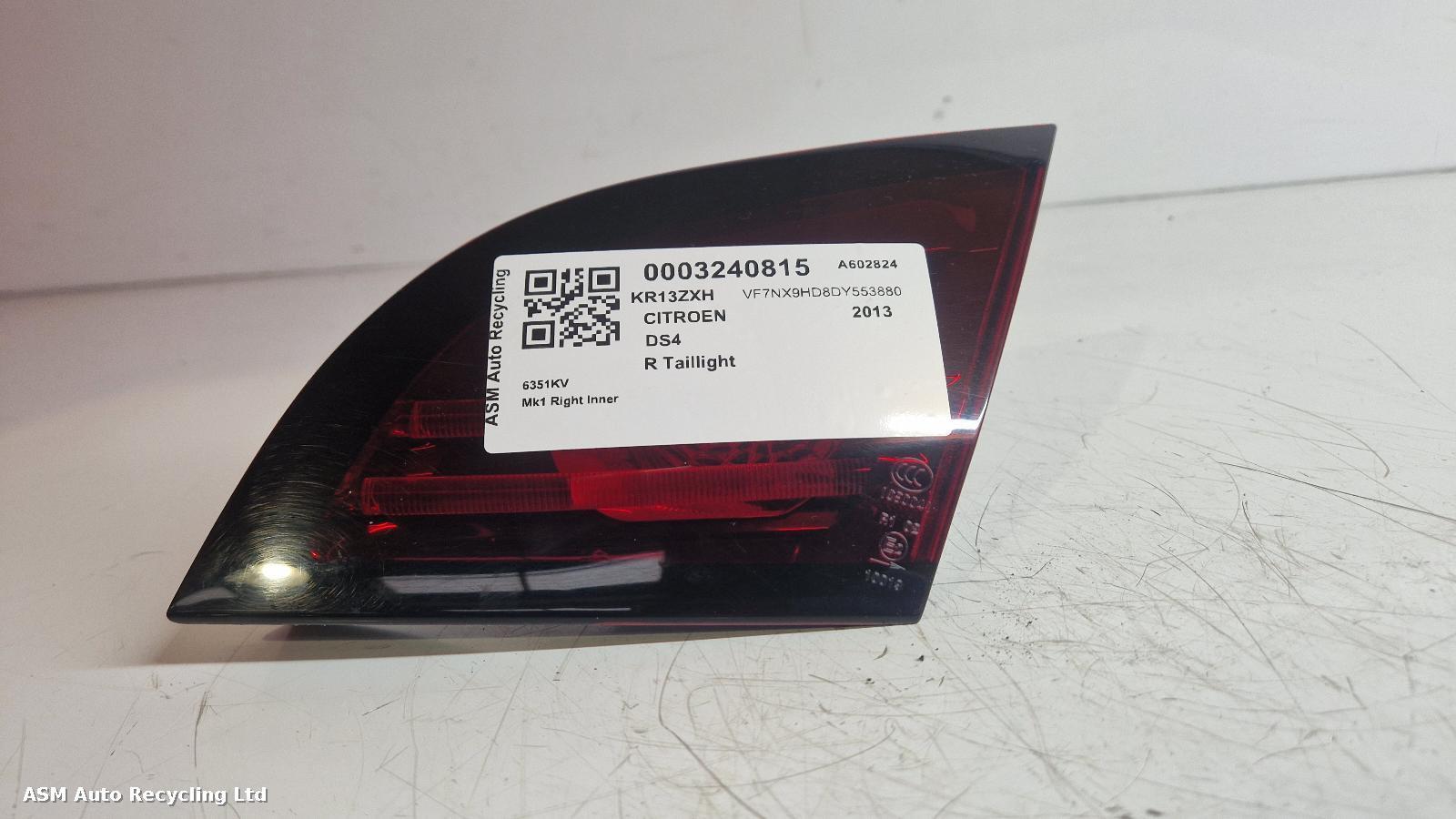 View Auto part R Taillight Citroen Ds4 2013