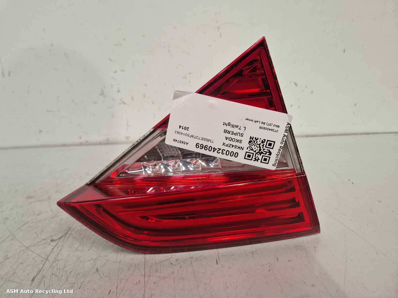 View Auto part L Taillight Skoda Superb 2014