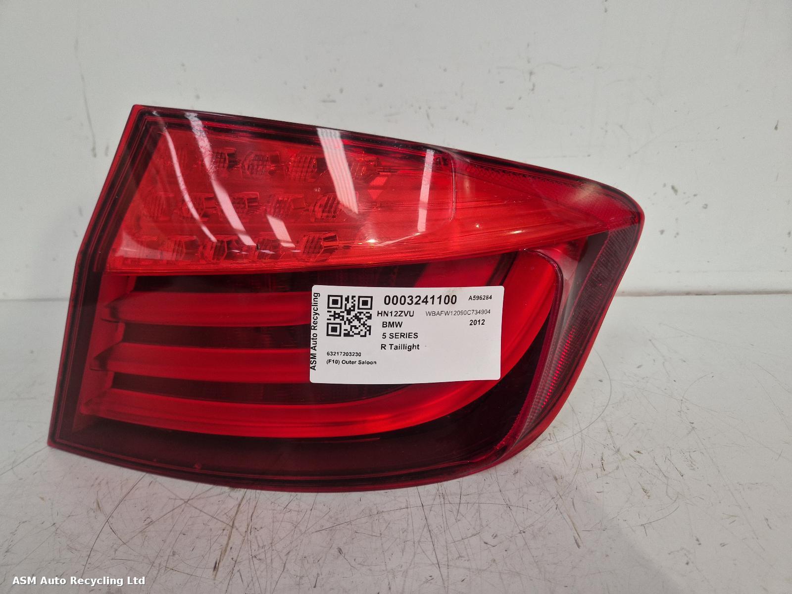 View Auto part R Taillight Bmw 5 Series 2012