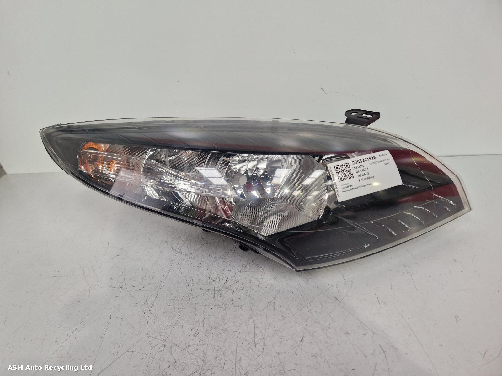 View Auto part R Headlamp Renault Megane 2011