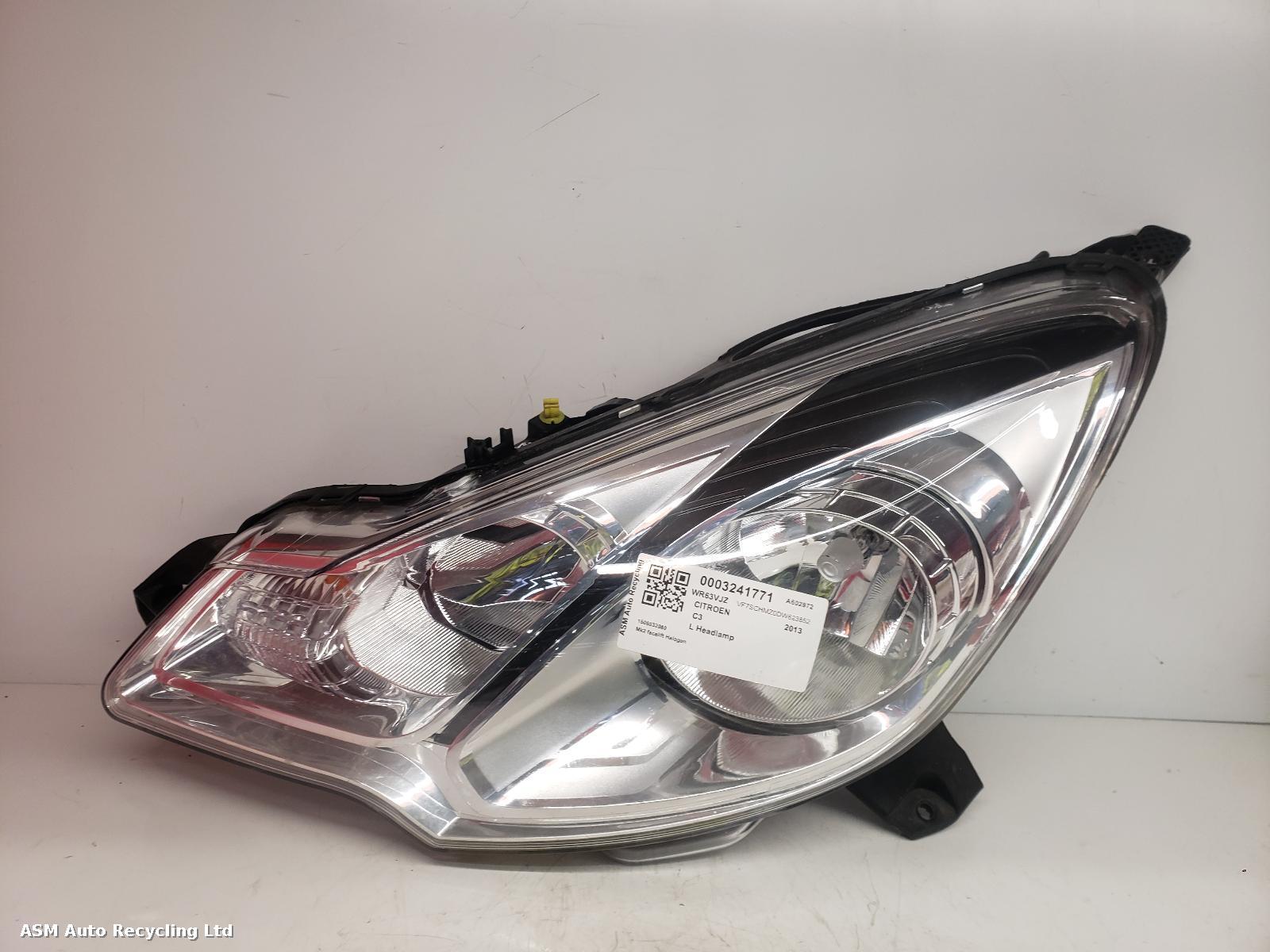 View Auto part L Headlamp Citroen C3 2013
