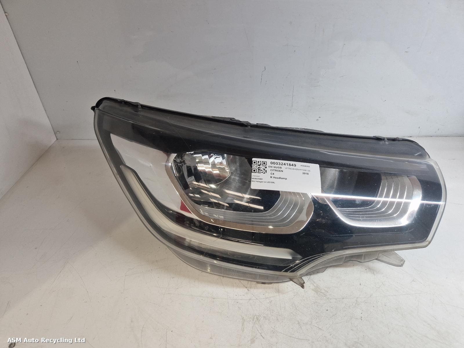 View Auto part R Headlamp Citroen C4 2018