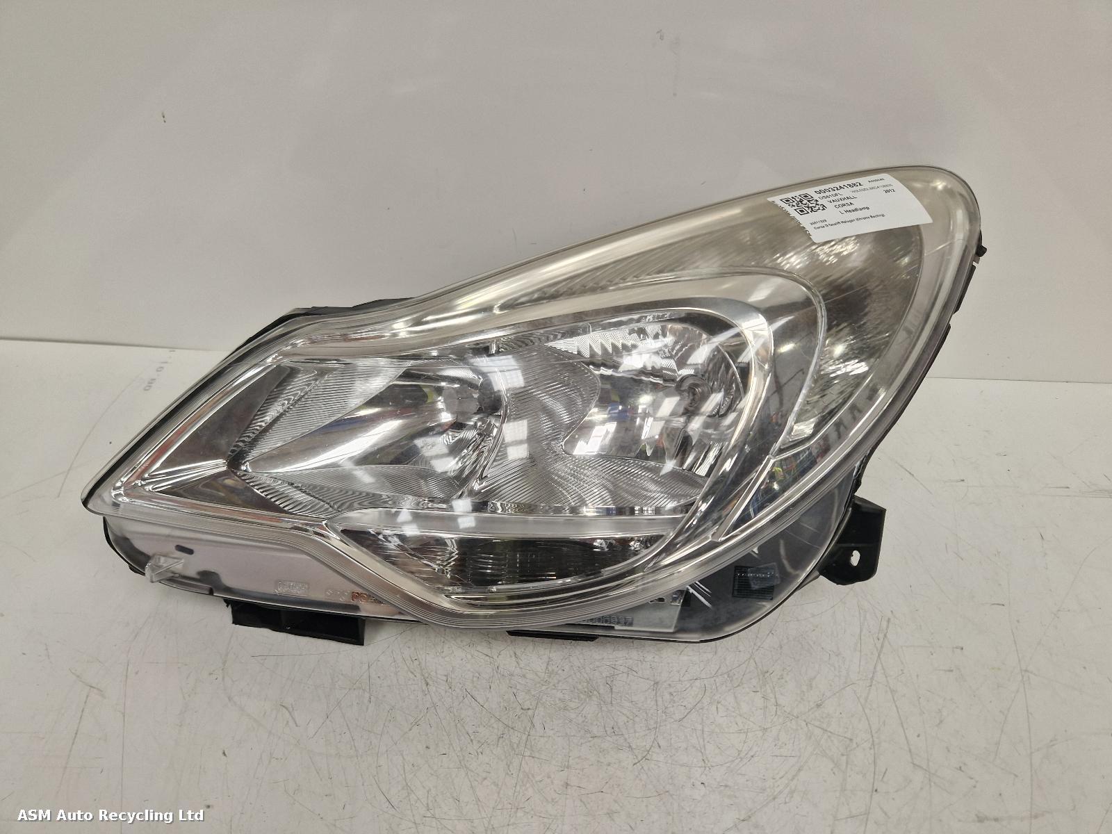 View Auto part L Headlamp Vauxhall Corsa 2012