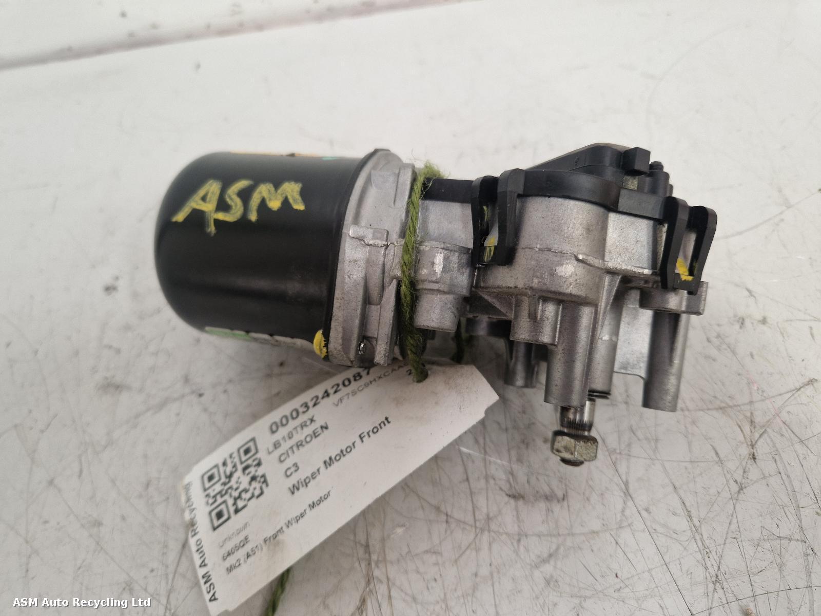 View Auto part Wiper Motor Front Citroen C3 2010