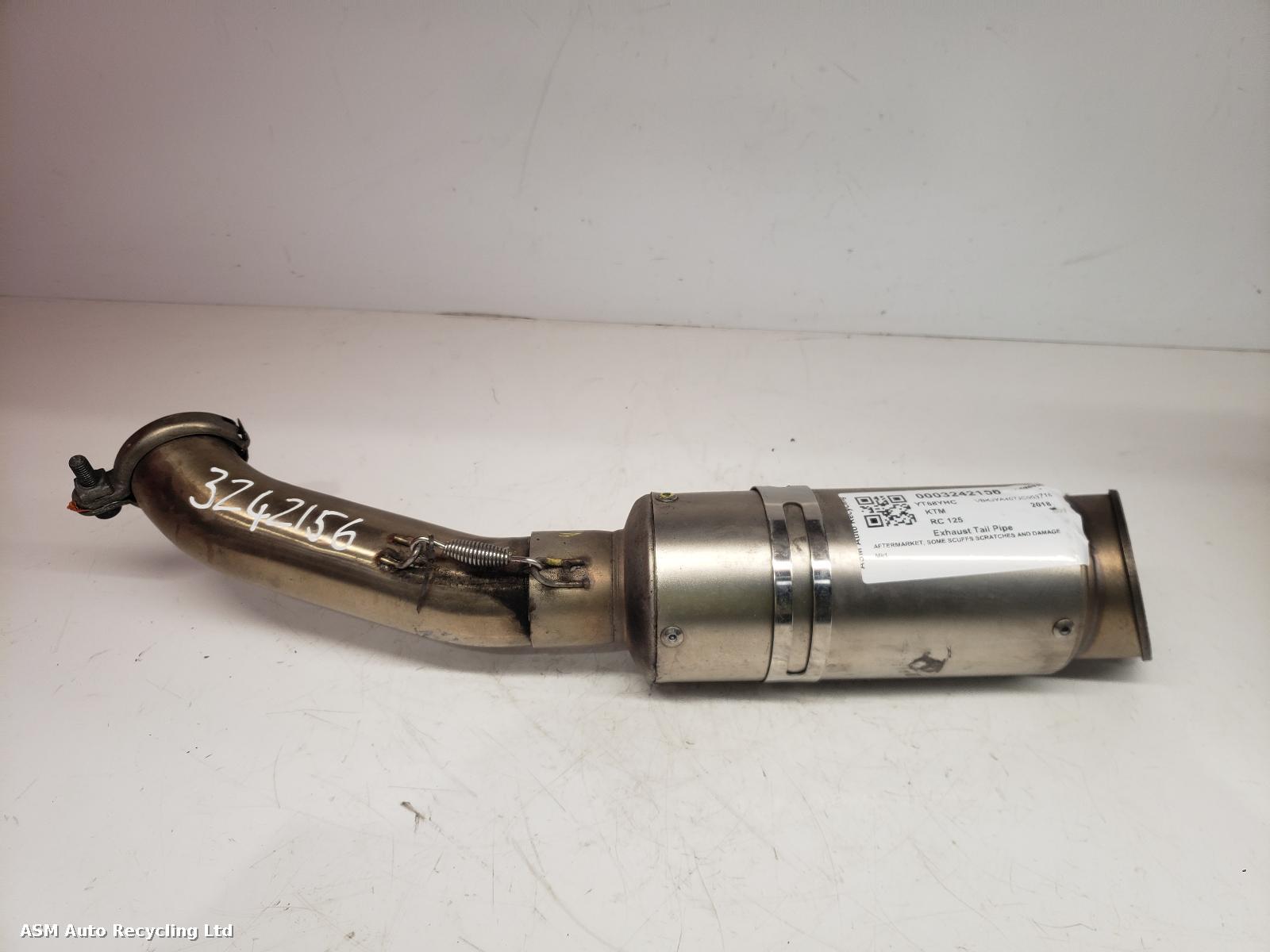 View Auto part Tail Pipe Ktm Rc 125 2018