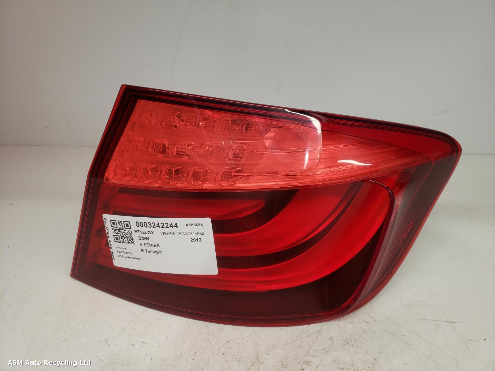 View Auto part R Taillight Bmw 5 Series 2012