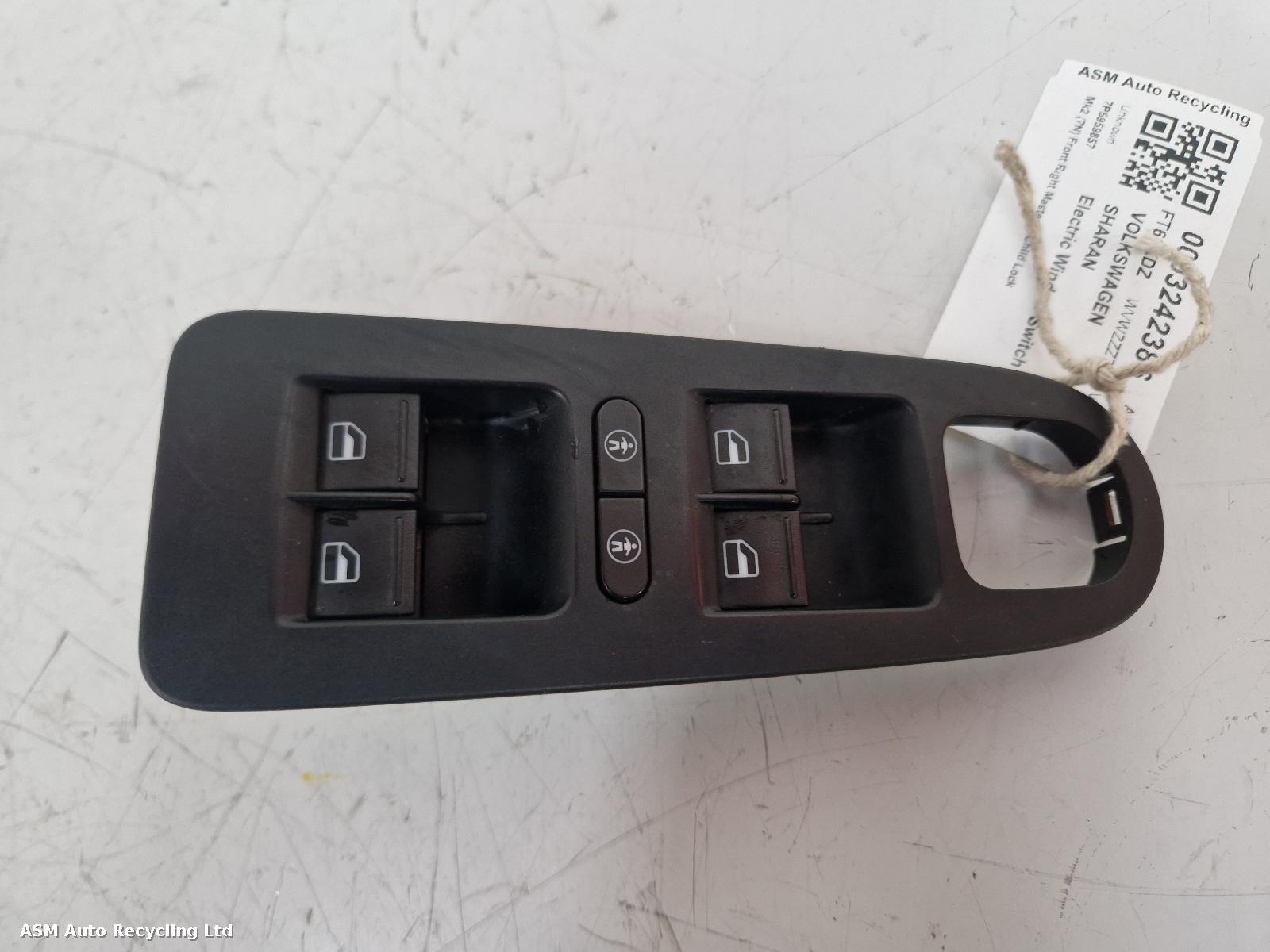 View Auto part Elect. Window Switch Volkswagen Sharan 2010