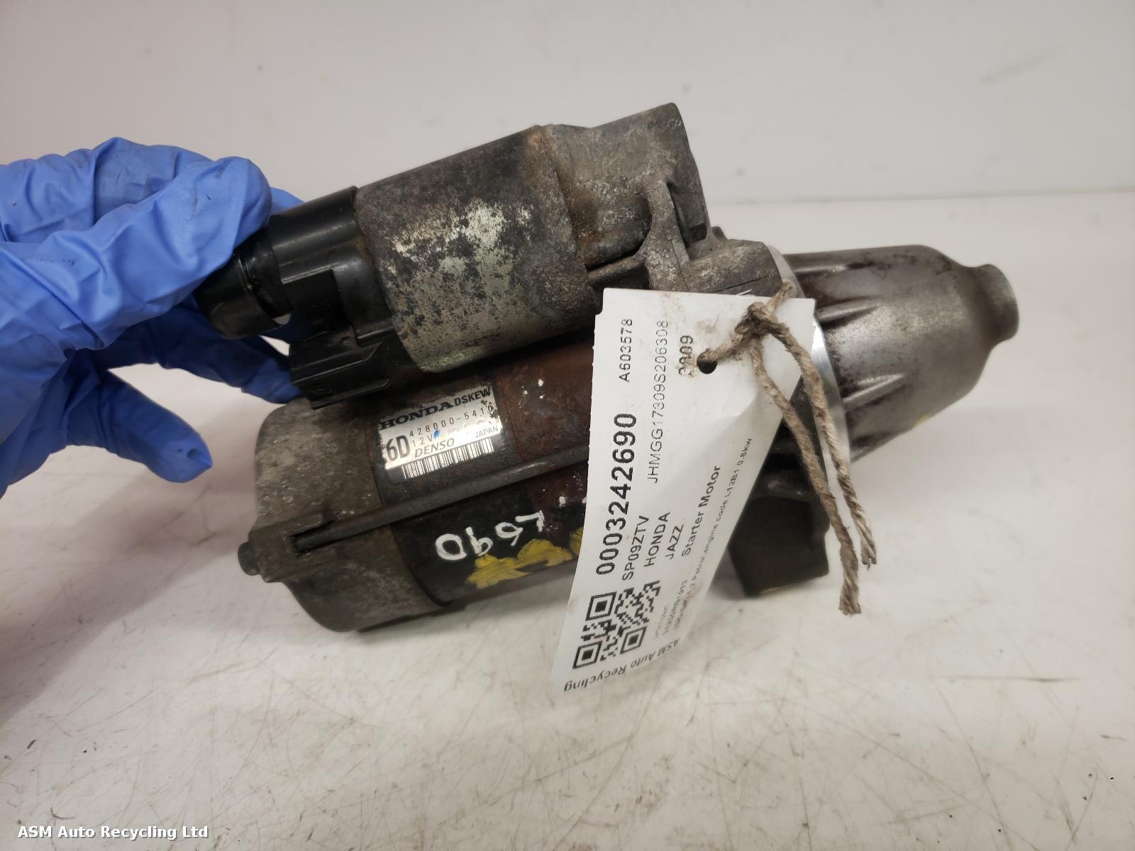 View Auto part Starter Motor Honda Jazz 2009