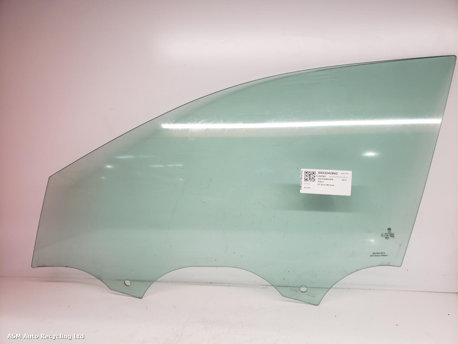 View Auto part LF Door Window Volkswagen Polo 2018