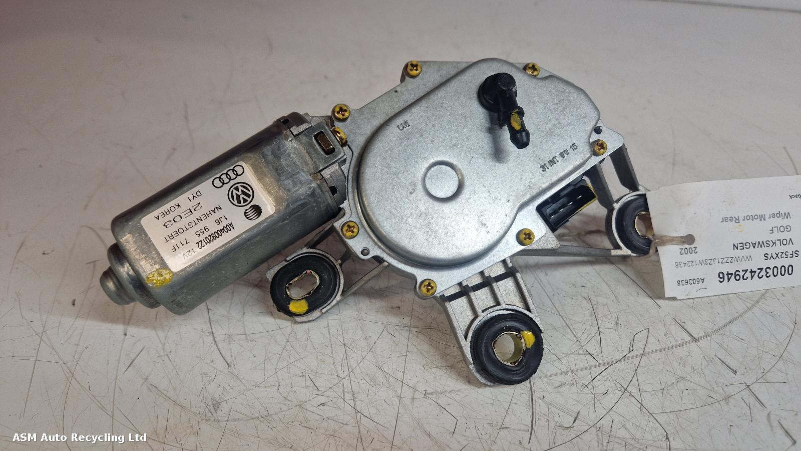 View Auto part Wiper Motor Rear Volkswagen Golf 2002