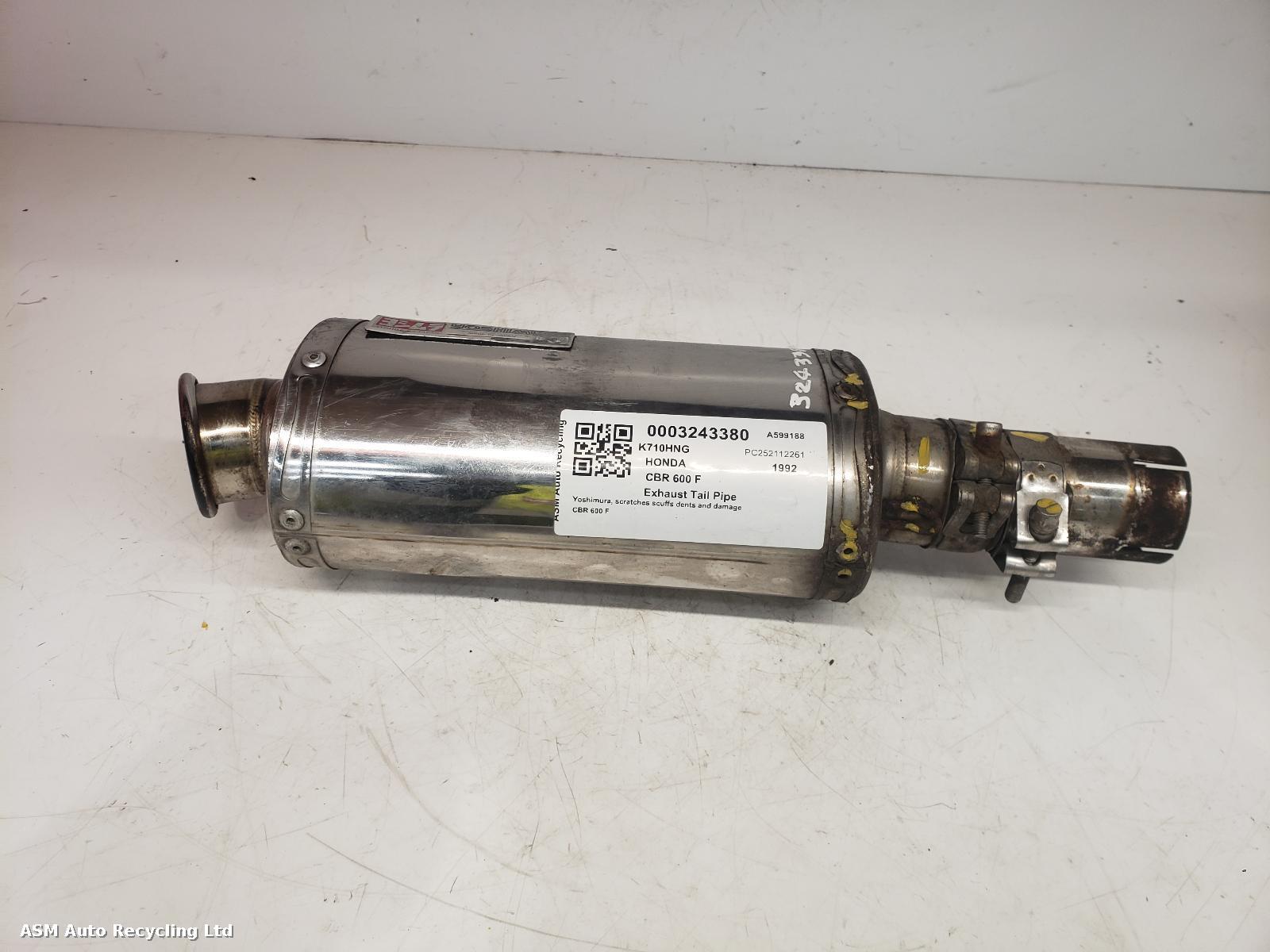 View Auto part Tail Pipe Honda Cbr 600 F 1992