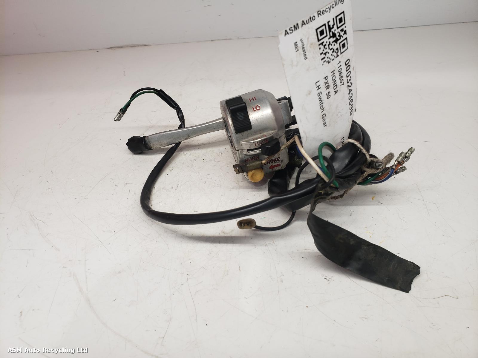 View Auto part LH Switch Gear Honda Pxr 50 1986