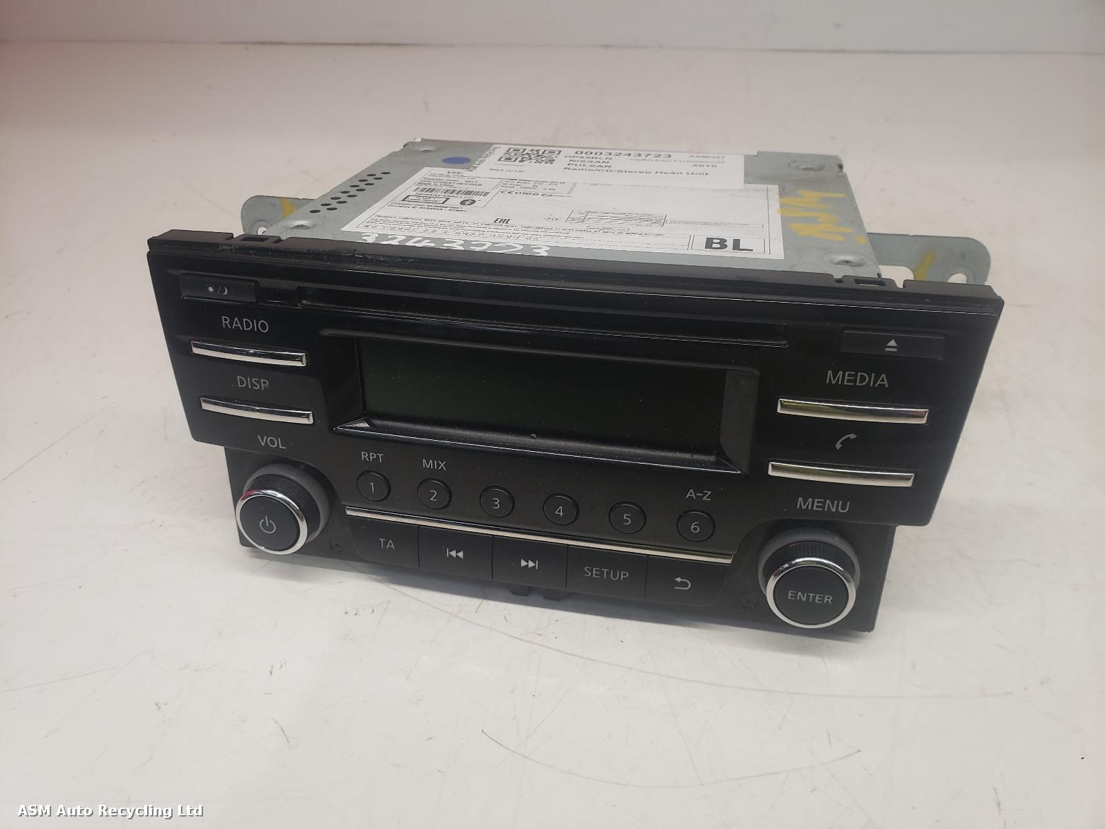 View Auto part A/V Equipment Nissan Pulsar 2016
