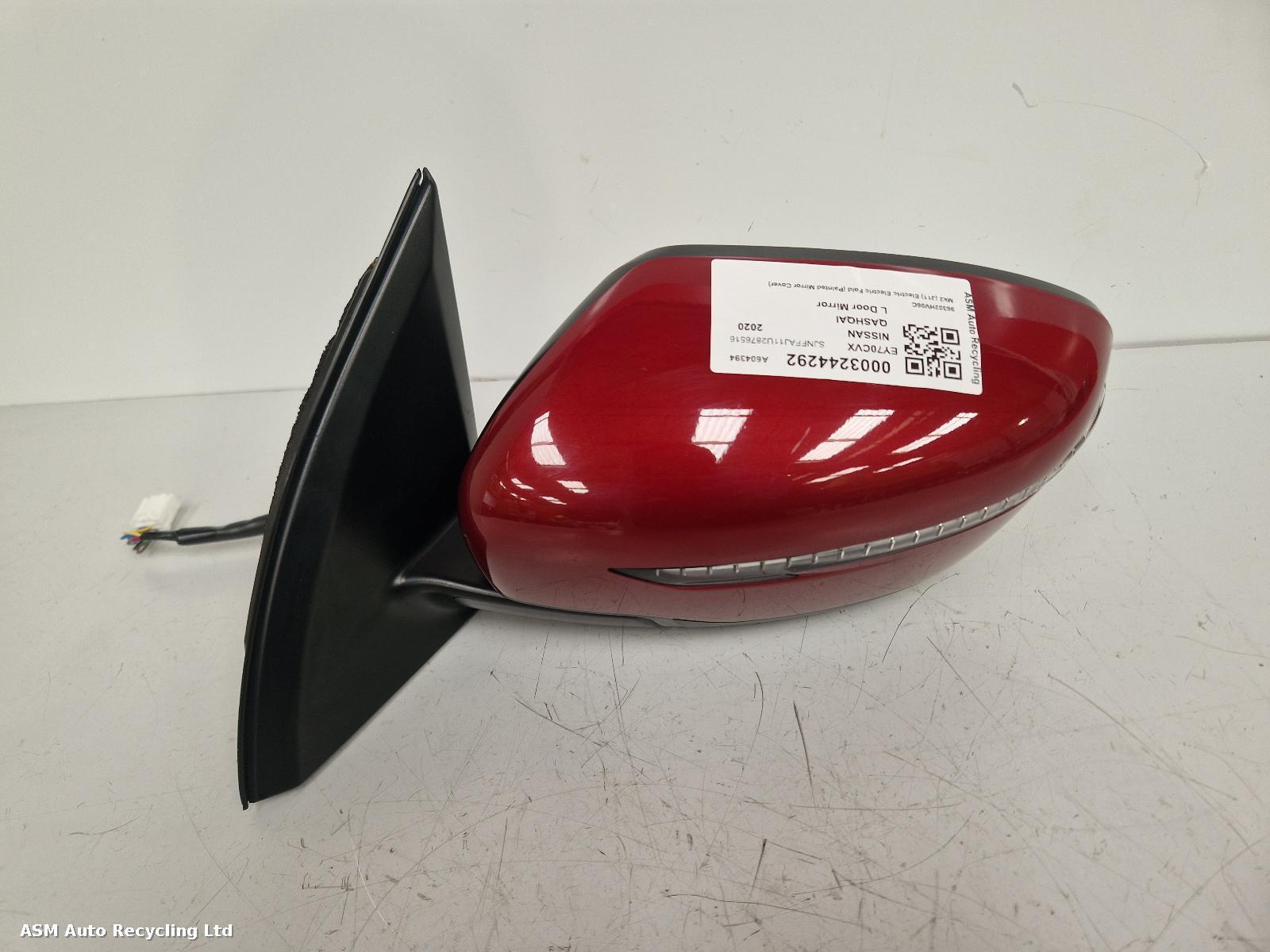 View Auto part L Door Mirror Nissan Qashqai 2020
