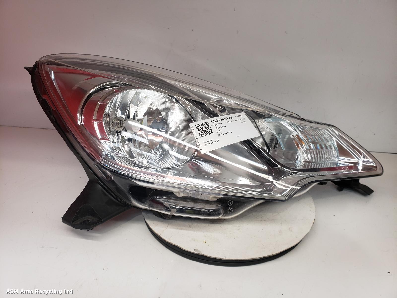 View Auto part R Headlamp Citroen Ds3 2015