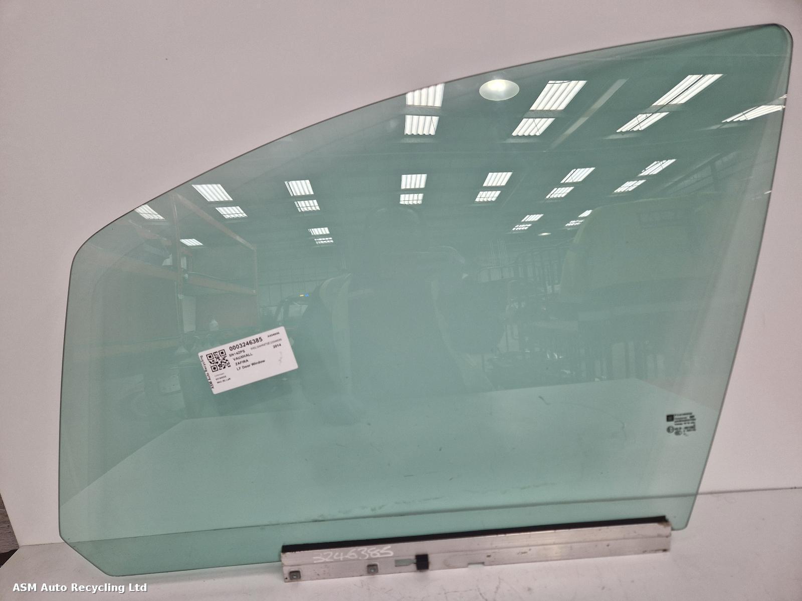 View Auto part LF Door Window Vauxhall Zafira 2014