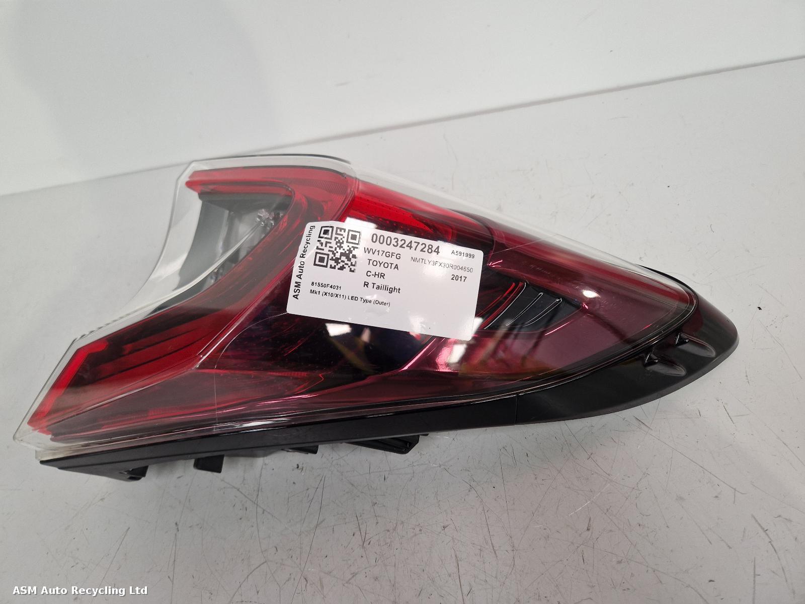 View Auto part R Taillight Toyota C-hr 2017