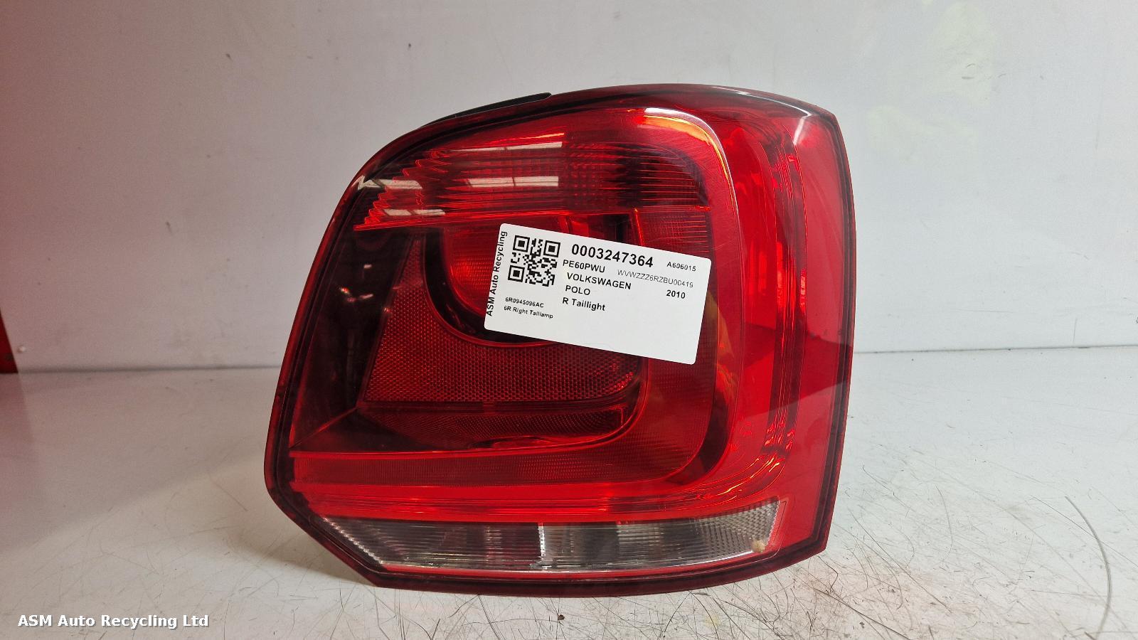 View Auto part R Taillight Volkswagen Polo 2010
