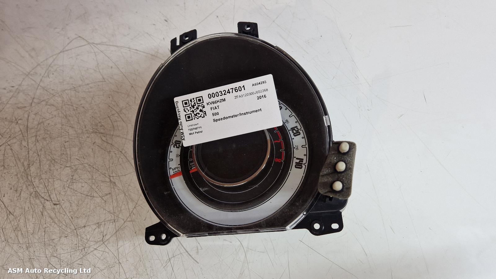 View Auto part Speedometer Fiat 500 2016
