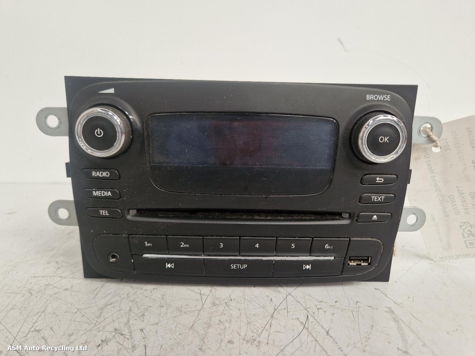 View Auto part A/V Equipment Vauxhall Vivaro 2016