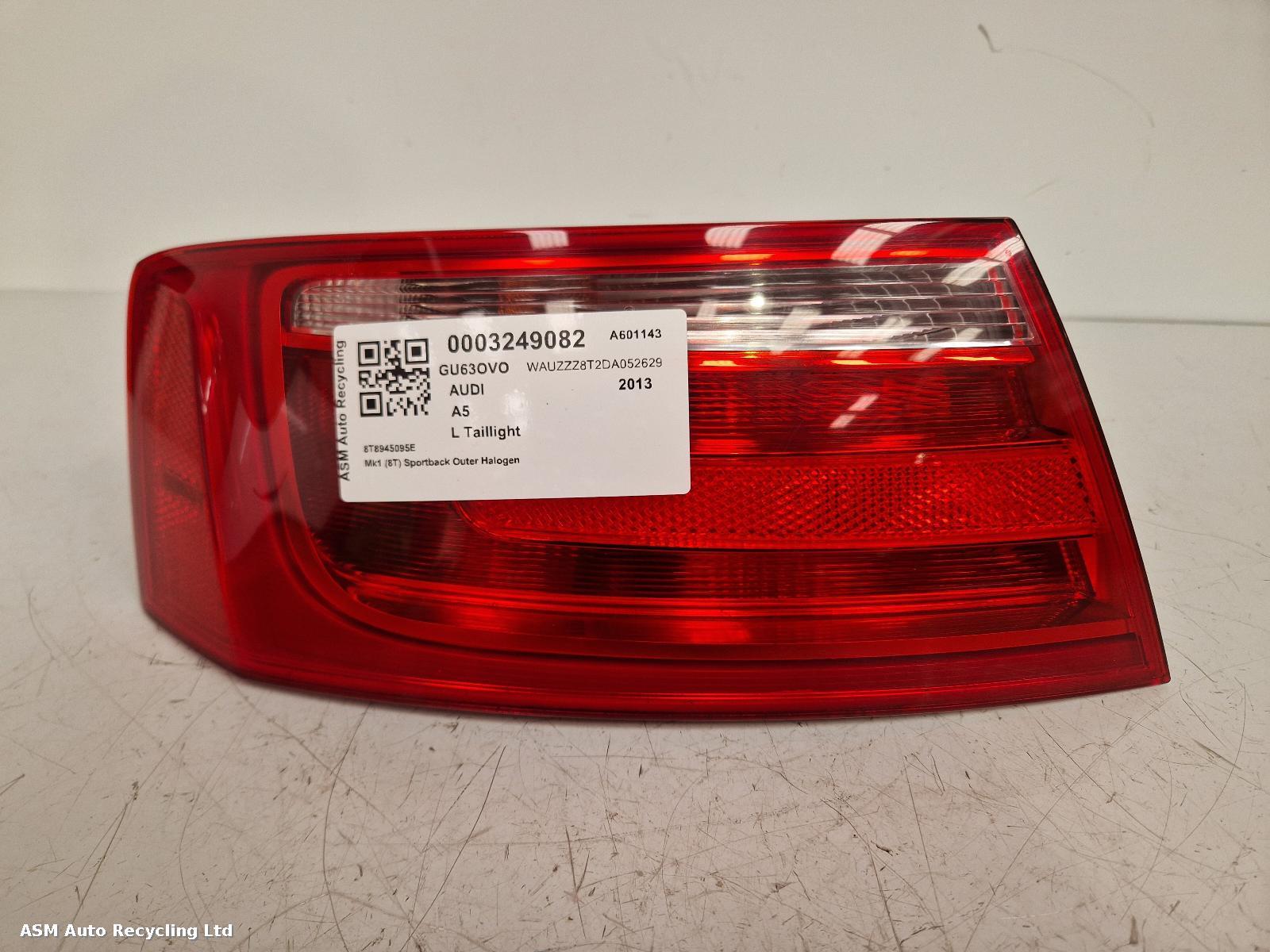 View Auto part L Taillight Audi A5 2013