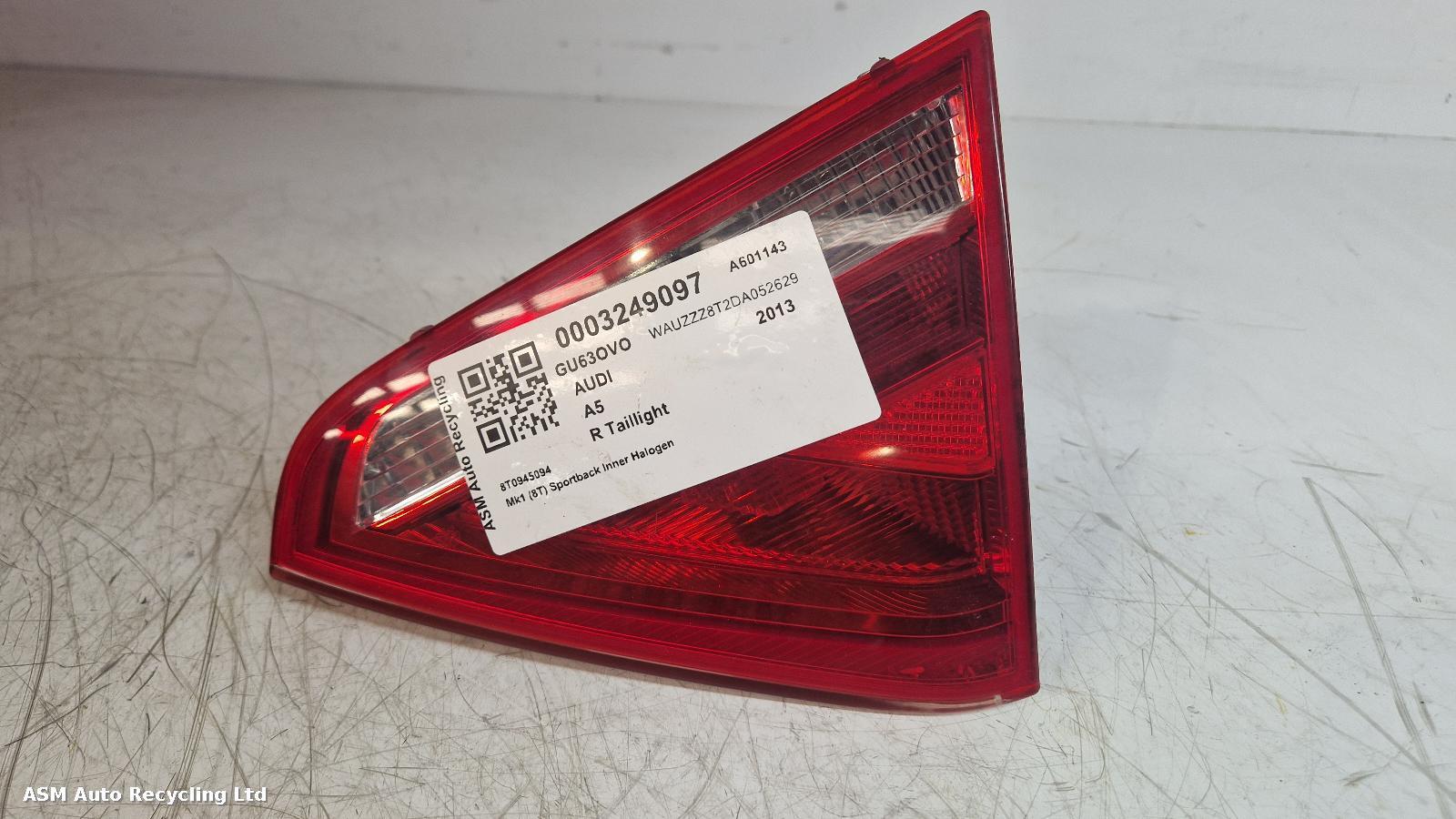 View Auto part R Taillight Audi A5 2013
