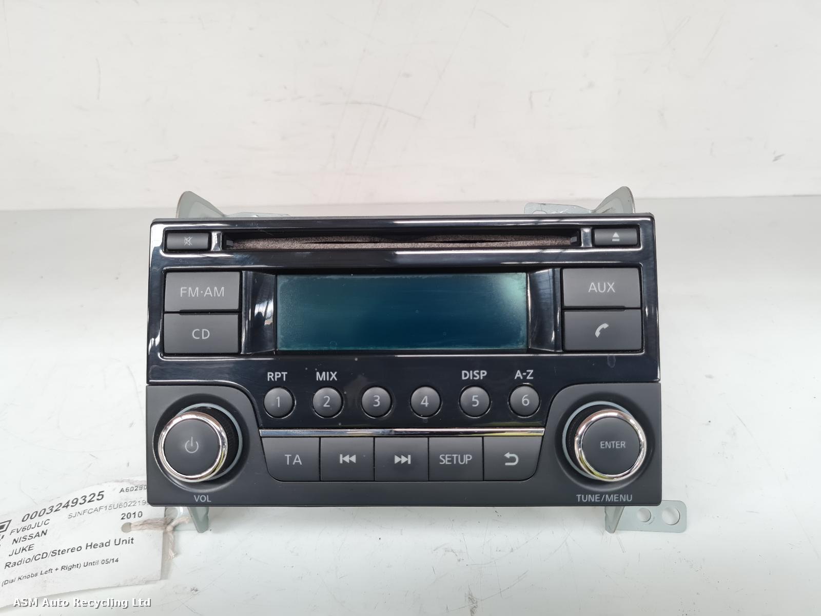 View Auto part A/V Equipment Nissan Juke 2010