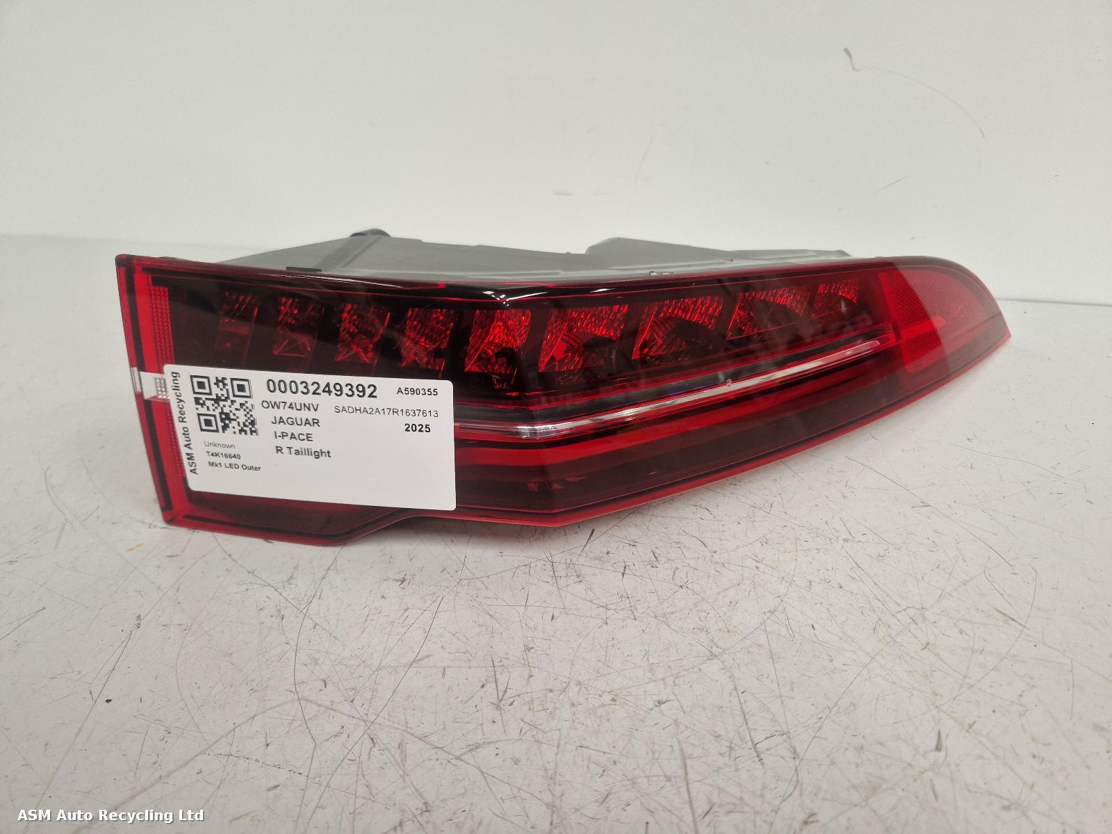 View Auto part R Taillight Jaguar I-pace 2025