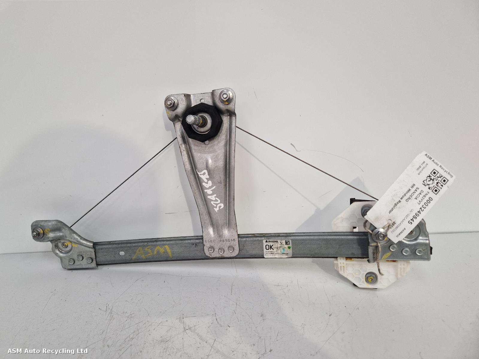View Auto part RR Window Regulator Dacia Sandero 2013