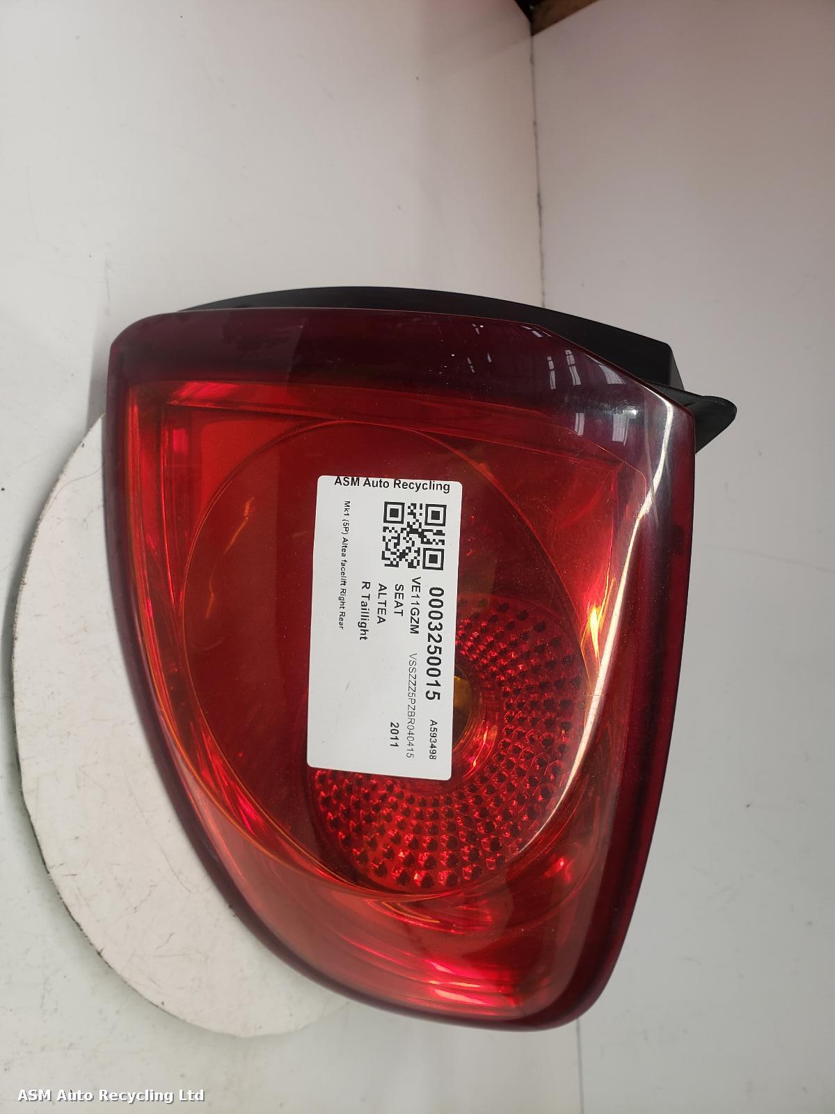 View Auto part R Taillight Seat Altea 2011