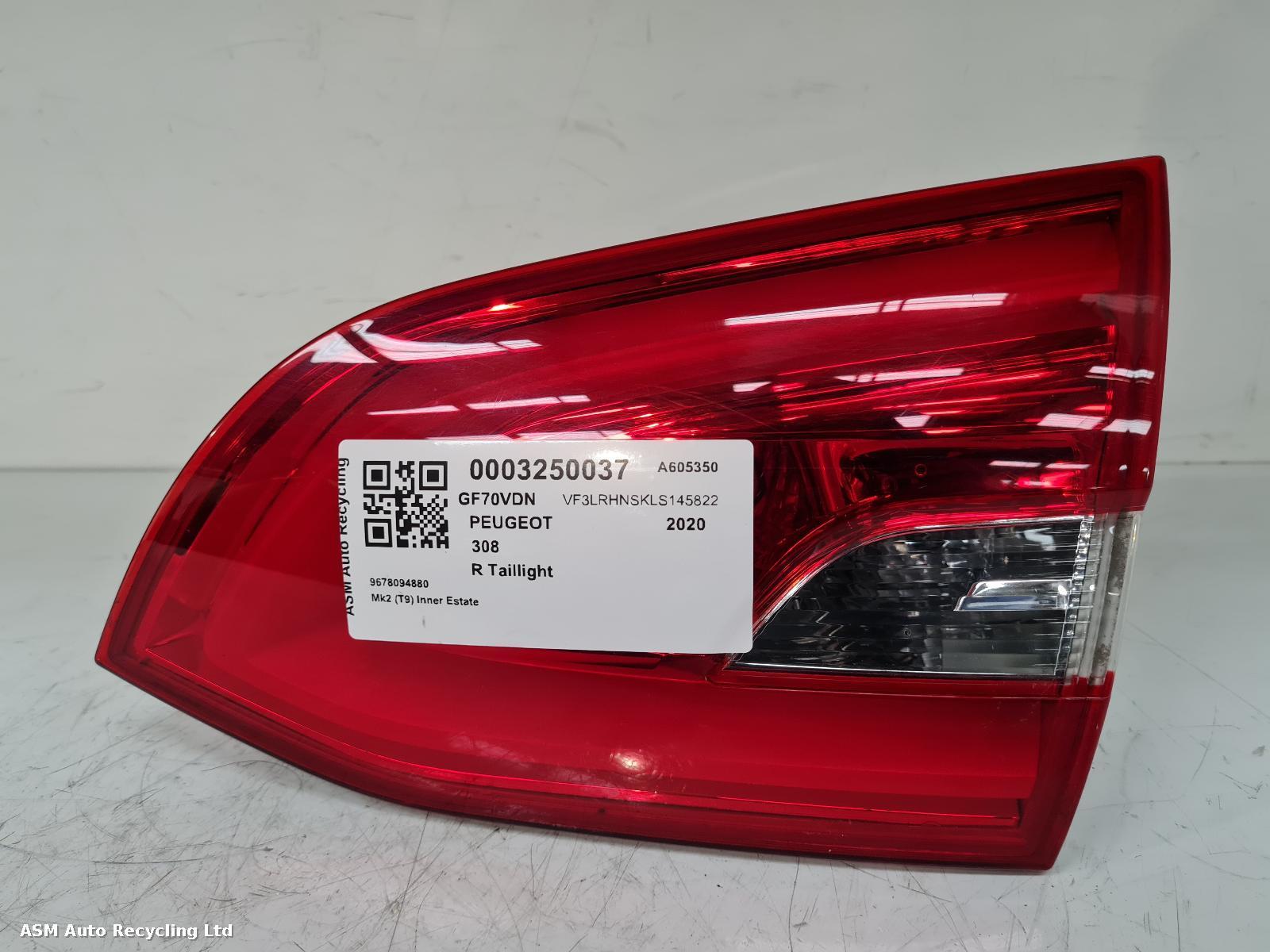 View Auto part R Taillight Peugeot 308 2020