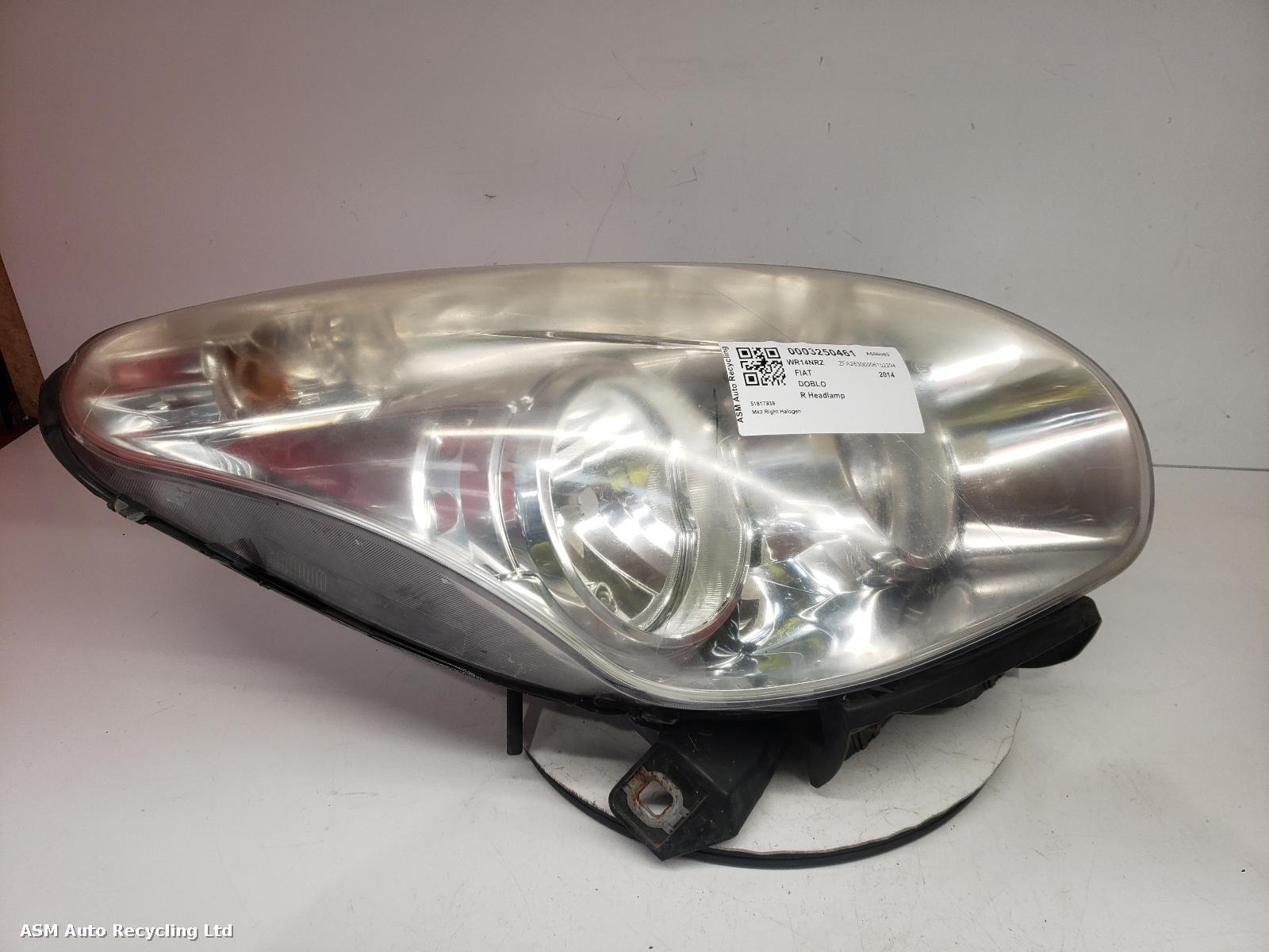 View Auto part R Headlamp Fiat Doblo 2014
