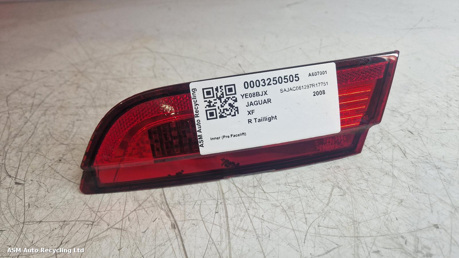 View Auto part R Taillight Jaguar Xf 2008