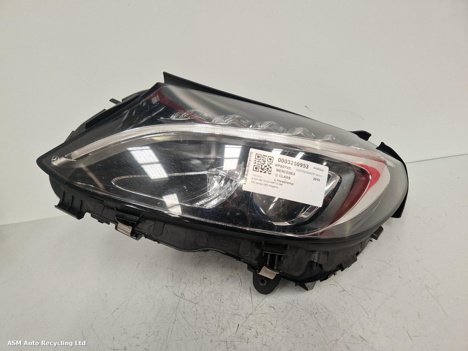 View Auto part L Headlamp Mercedes C Class 2016