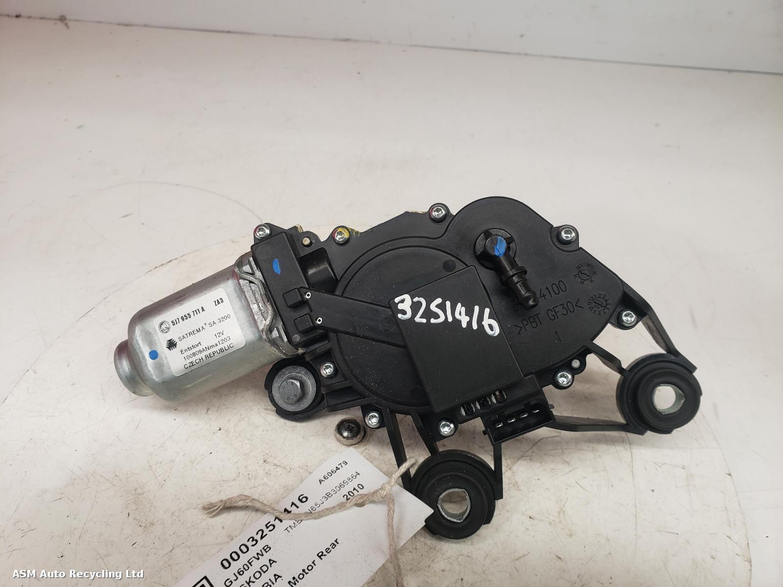 View Auto part Wiper Motor Rear Skoda Fabia 2010