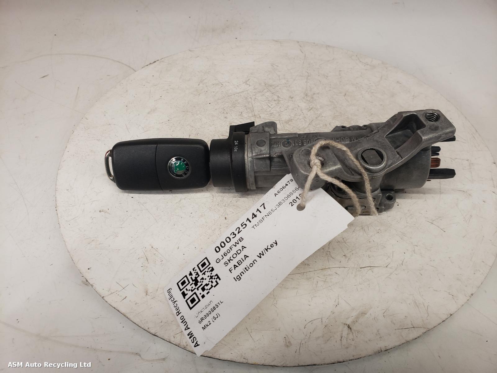 View Auto part Ignition W/Key Skoda Fabia 2010