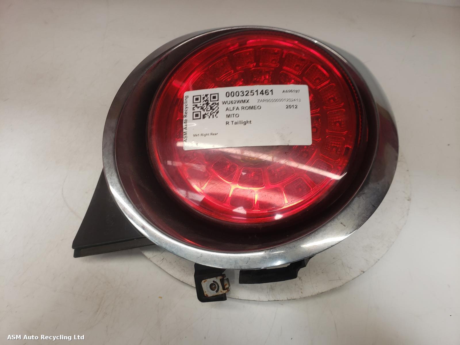 View Auto part R Taillight Alfa Romeo Mito 2012