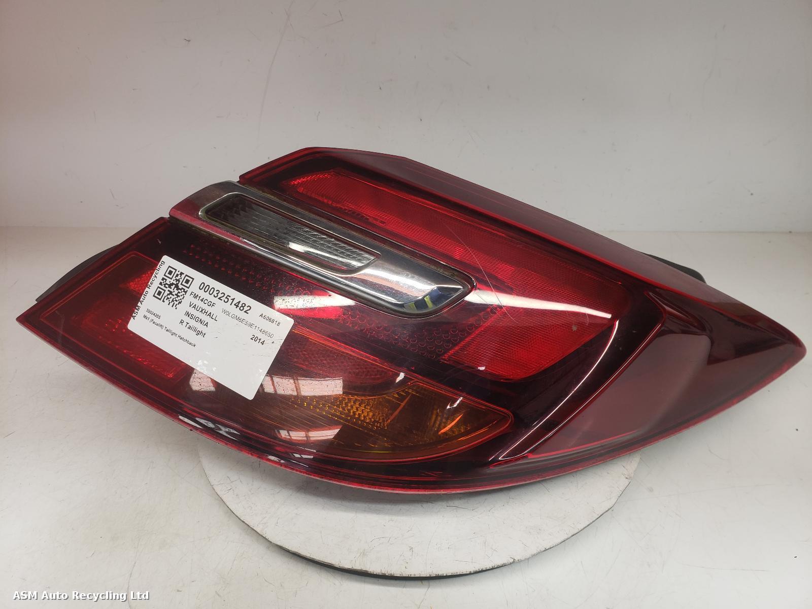 View Auto part R Taillight Vauxhall Insignia 2014