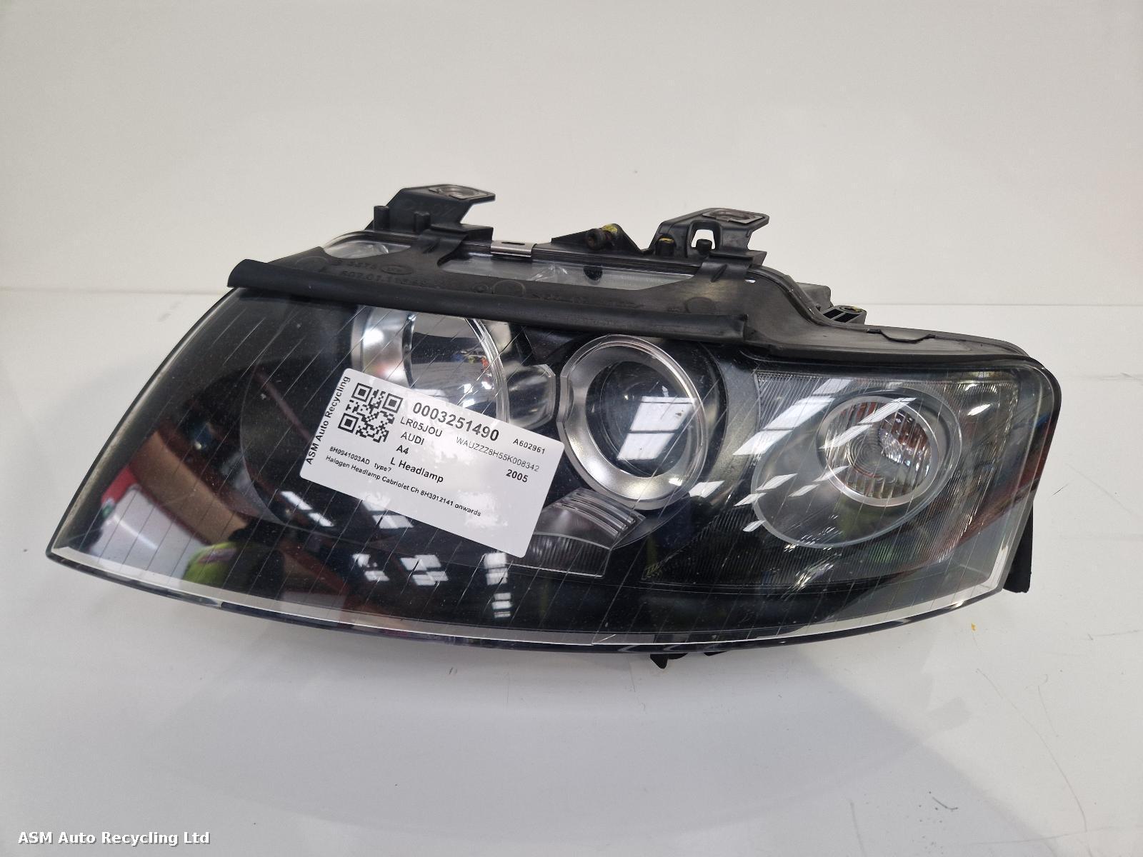 View Auto part L Headlamp Audi A4 2005