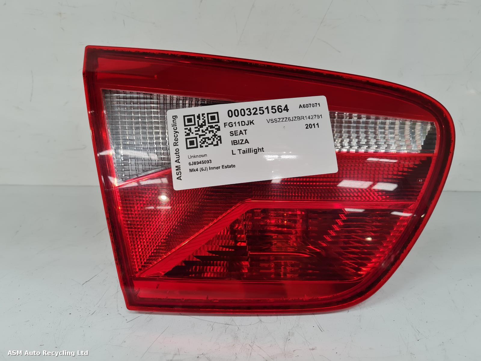 View Auto part L Taillight Seat Ibiza 2011