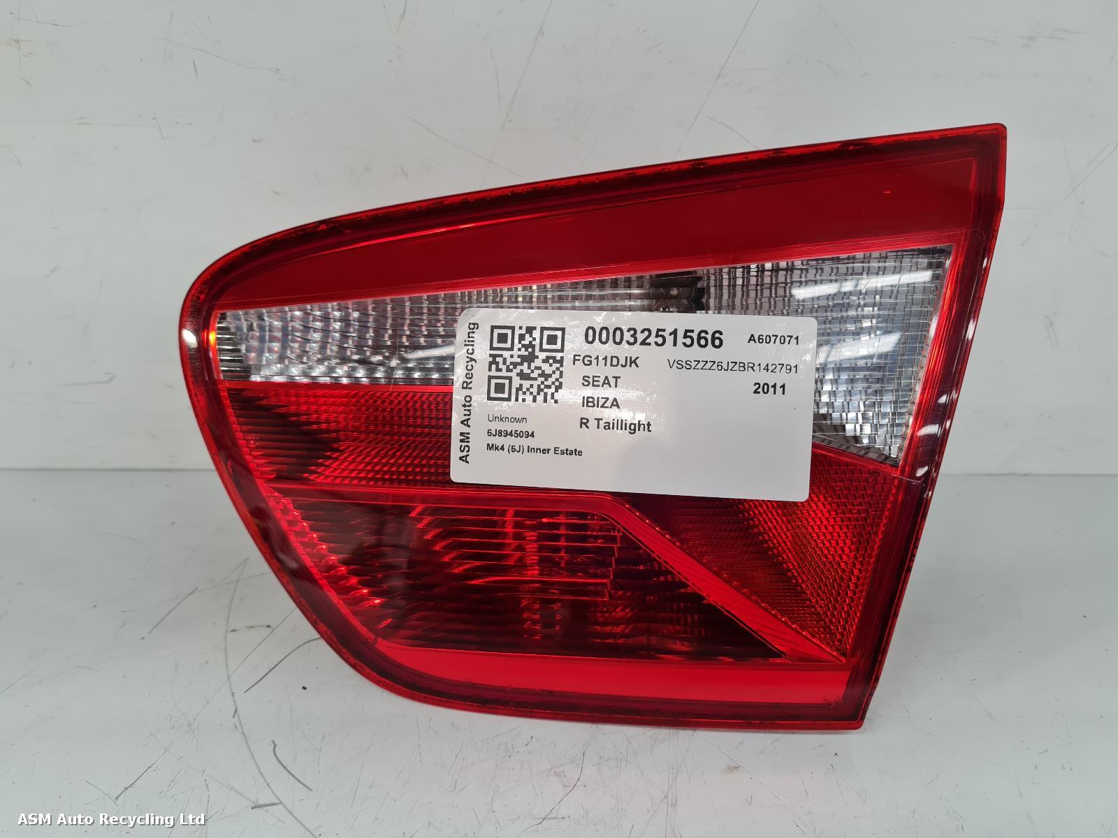 View Auto part R Taillight Seat Ibiza 2011
