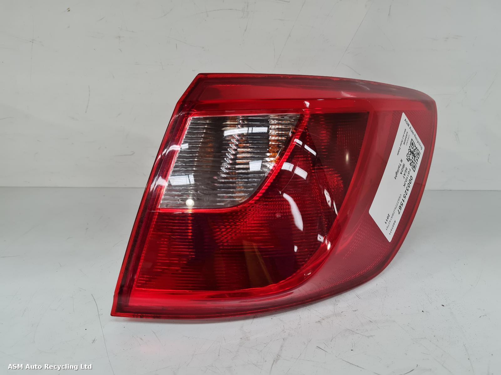 View Auto part R Taillight Seat Ibiza 2011