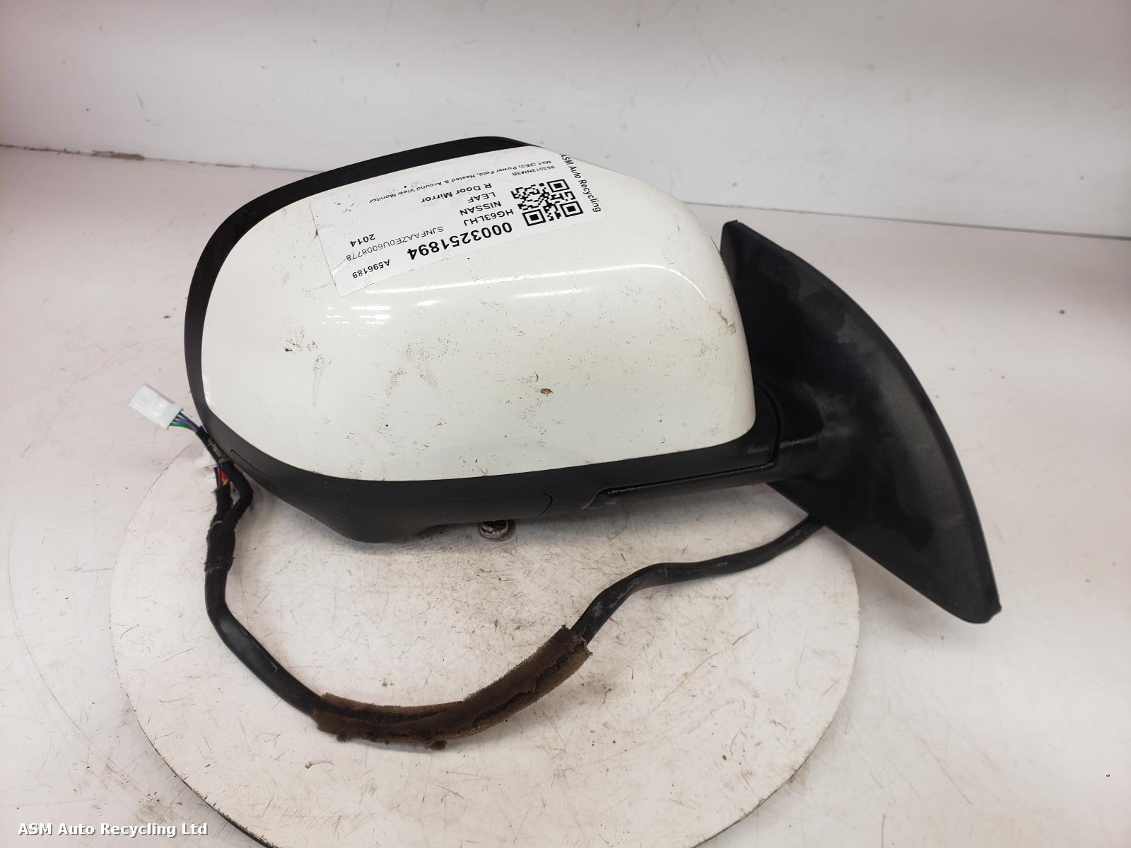 View Auto part R Door Mirror Nissan Leaf 2014