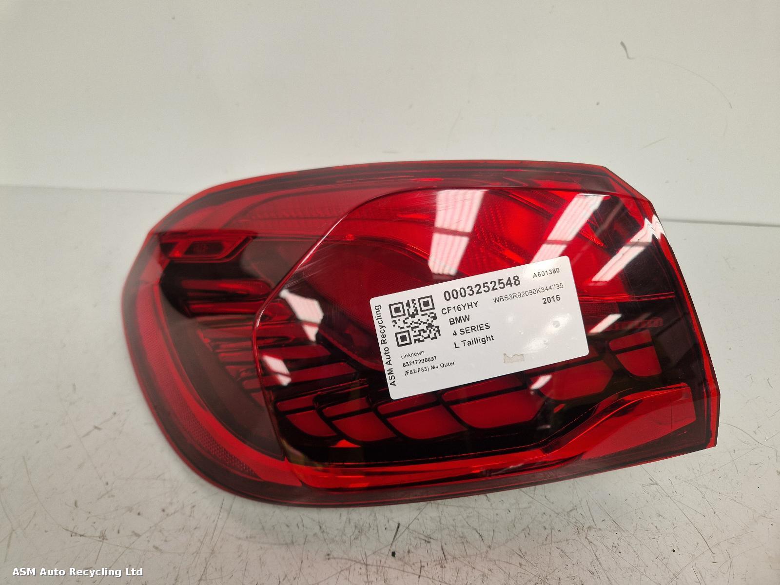 View Auto part L Taillight Bmw 4 Series 2016