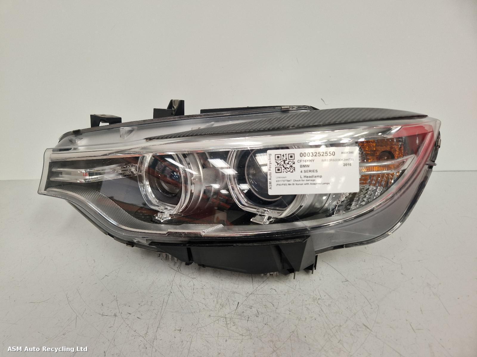 View Auto part L Headlamp Bmw 4 Series 2016