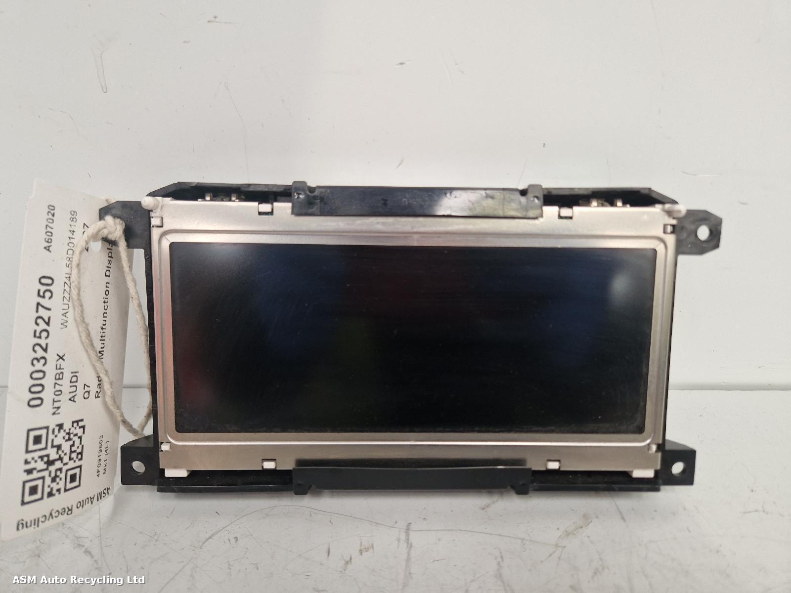 View Auto part Radio Display Audi Q7 2007